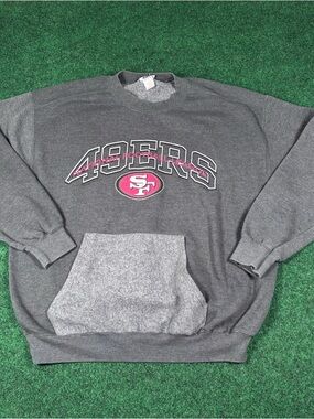 Vintage NFL San Francisco ‘49ers’ Crewneck Sweatshirt Print Logo Size Large